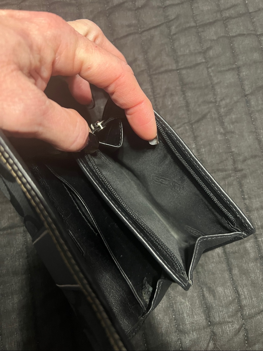 Coach black wallet - Picture 5 of 8